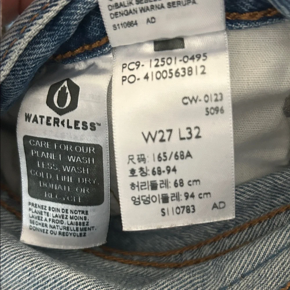 Levi's 501 denim jeans 27x32 - Picture 3 of 13